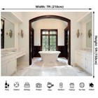 7x5ft Luxurious Bathroom Photography Backdrops Interior Studio Photo Background