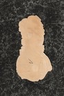 Victorian Die Cut Embossed Scrap Young Woman Brunette Dress With Scarf 3 25 X 2 