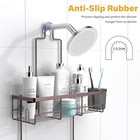 Shower Caddy Hanging Bathroom Organizer  Rustproof Shelf For Inside Bronze