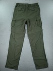 Boy Scouts Of America Pants Mens Small Green Cargo Convertible Belt Unhemmed