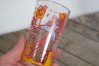 Walt Disney s Cinderella Drinking Glasses  7 Libbey Clock Prince 1950s-set Of 4