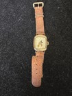 Rare 1946 Disney Mickey Mouse Face Watch Kelton With Original Leather Band