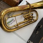 Conn Euphonium 3 Valve Bell Front Baritone Brass As Is