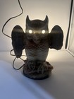 Vintage Kron Ceramic Owl Tv Lamp Light Up Eyes Texans Inc Nightlight Mcm - Read 