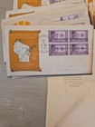 Rare Collection  Fdc  Scott  739  1934 Wisconsin-first Day Cover-numbered