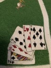 Gamblers  Gaming Table Cover    handmade   needlepoint    not A Foreign Copy    100 wool