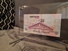 Northern Bank 20 Note 1997 In Display Frame  Excellent Condition   Rare