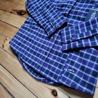 Kerrits Highlander Flannel Jacket Womens Small Purple Plaid Equestrian Lined New