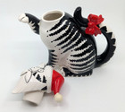 Vintage Sigma Taste Setter Kliban Cat Santa Teapot Christmas