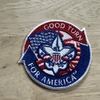 Bsa Cub Scouts Boy Scouts  Good Turn For America  3  Round Patch  New