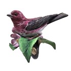 Lenox Purple Finch Fine Porcelain Bird Figurine 1991 Garden Bird Collection