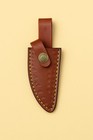 Custom Handmade Fixed Blade Knife Leather Sheath With Belt Loop