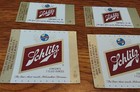 Schlitz Beer Bottle Labels 1976 Lnos Neck   Belly