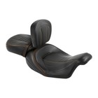 Driver Passenger Seats Rider Backrest Fit For Harley Cvo Street Road Glide 09-23