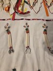 Women   s Beaded Buckskin  Dress  Southern Plains Traditional Regalia With Top Set