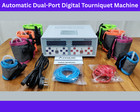 New Automatic Dual-port Digital Tourniquet System W 8 Silicone Cuffs   ortho Equip