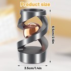 Kinetic Spinning Desk Toy  Fidget Toy For Office And Home  grey Rose Gold 