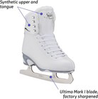 Jackson Ultima Softec Sport Women s Hockey Skate  White fleece - Size 8 Women s
