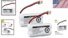 Rechargeable Ni-mh Cordless Phone Battery Pack 800mah - 2-pack For Vtech   At t