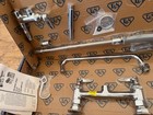 T   S B-0178 Deck Mount Faucet   Prerinse Assembly Set  8  Centers  Nib