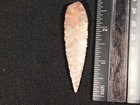 Ancient Lanceolate Form Arrowhead Or Flint Artifact Ribbon Flaking Niger 5 78