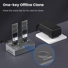 Dual-bay Offline Clone M 2 Nvme sata Ssd Cloner M 2 Nvme sata Duplicator For Ssd