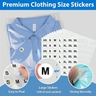 12 X 15 Clear Plastic T-shirt Bags With Clothing Size Stickers  100 Pcs Cel