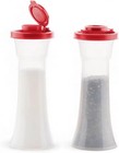 Tupperware Hourglass Salt   Pepper Shaker Set New