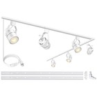 Led Track Lighting Heads Kit  Dimmable Par20 Track 3000k 6 Heads Kit White