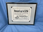 Colorado Range Riders Reward Sign Printed In Keota Colorado  now A Ghost Town 