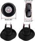 Set Of 4 Luggage Suitcase Replacement Wheels Repair Kit 50x18mm