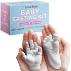 Baby Footprint And Hand Casting Kit  2 Pack  Personalized Baby Gifts For New    