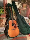 Martin   Co   Dreadnaught Acoustic Guitar Hard Case Green Lining