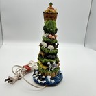 Noah   s Ark Ceramic Night Light Corded Table Lamp Animals Nursery Baby Decor