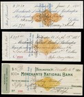 One  1  U s  Revenue-imprint Bank Check  rn  From Hoard  Many Available
