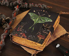 Blank Spell Book Of Shadows Luna Moth Journal Witchcraft Supplies Moth Decor