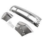 Chrome Steel Front Bumper For 2000-2004 F250 F350 Super Duty W o Fog Light Holes