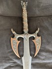 Large Fantasy Medieval Sword Dragon Handle Stainless Steel Display Decor 40   