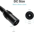 Zosi Dc 1 Female To 4 Male Power Splitter Cable For Cctv Surveillance System