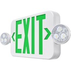 Emergency Led Exit Sign Light Combo With Battery Backup  Ac 120 277v  Safety Lig