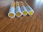 Vintage Clairol Lipstick Lot 4 Some New Blue Green Metal Tube Rare Hippie Flower