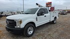 2019 Ford F-350 3200lb Crane 9ft Mechanics Service Utility Bed Truck 6 2l Gas