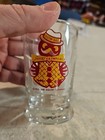 Vintage 1953 Squirt   Whiskey Glowball Glass 4  Tall-advertising Liquor   Soda