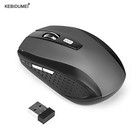 2 4g Wireless Optical Gaming Mouse 6d Slim Mini Noiseless 1600dpi Laptop Pc