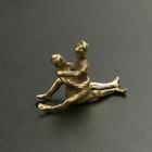 5pcs Chinese Sexy Bronze Rare Brass Handwork Position Figure Statue Amulet Hot