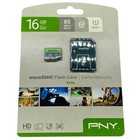 Pny 16gb Microsdhc Flash Card Elite With Adapter     5 Pack
