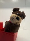 Pound Puppies Cutie Cuff Cuffs Plush Brown Beagle Snap Bracelet