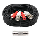 4 Pack 60ft Bnc Cables For Cctv Security Camera Dvr System W  Bnc Ff Connectors