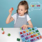 Wooden Alphabet Puzzle Set Baby Toys Kids Learning Educational Toys Girls Boys