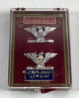 Vtg Us Military Colonel Captain Rank Gemsco Sterling Silver